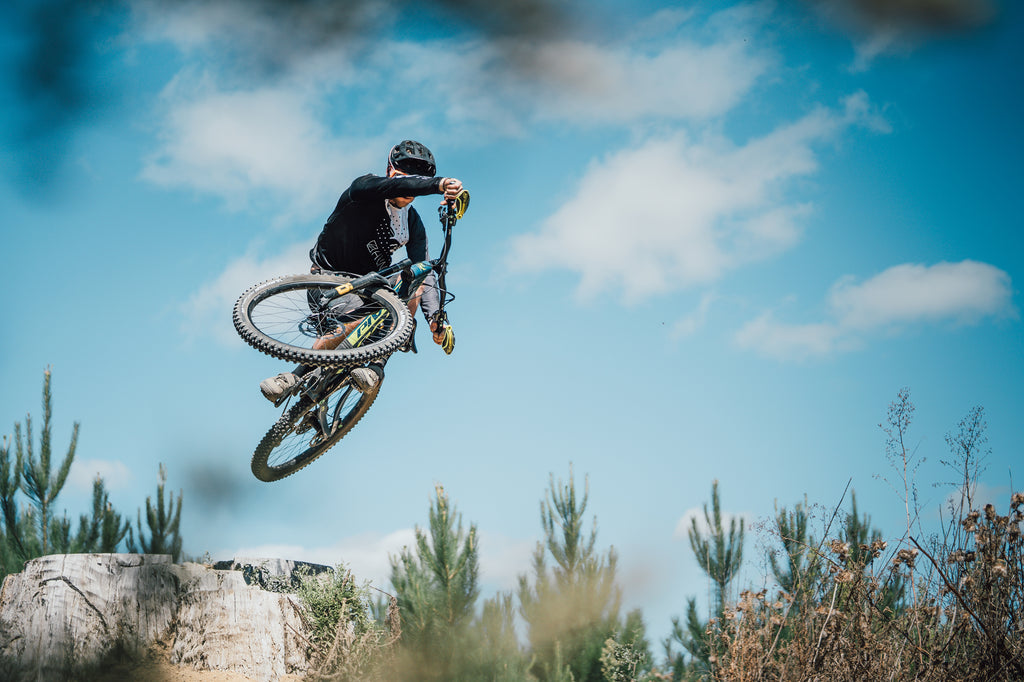 Matt pulling shapes and kicking up dust