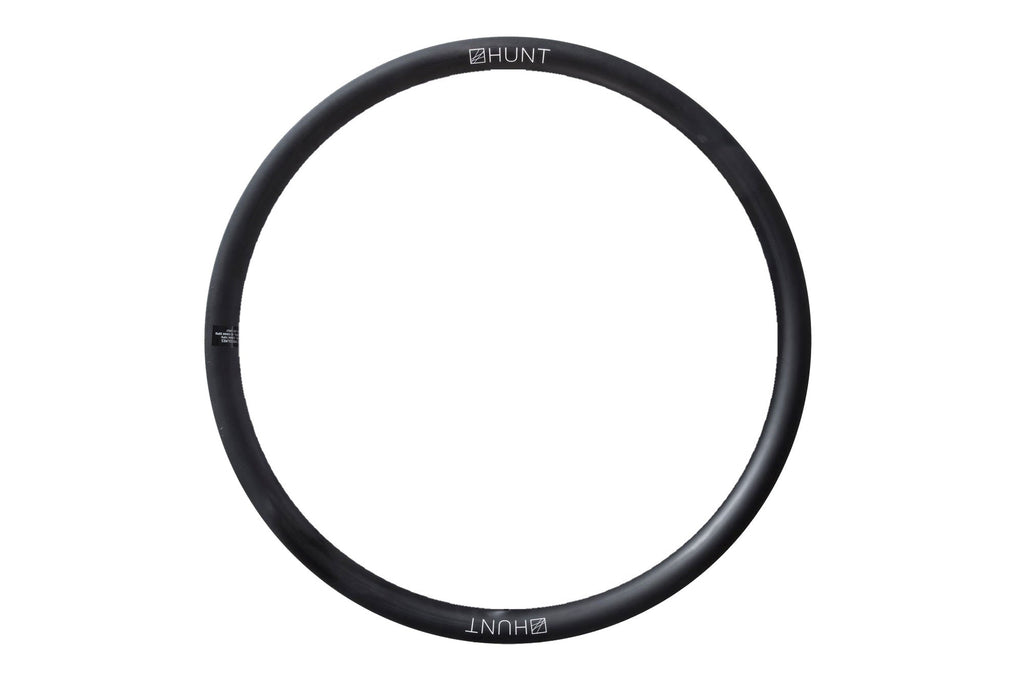 HUNT 35 Carbon Gravel X-Wide Rim | Front | Hookless