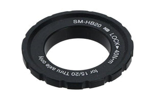 2 pieces Shimano SM-HB20 centre-lock lock ring lock ring thru axle